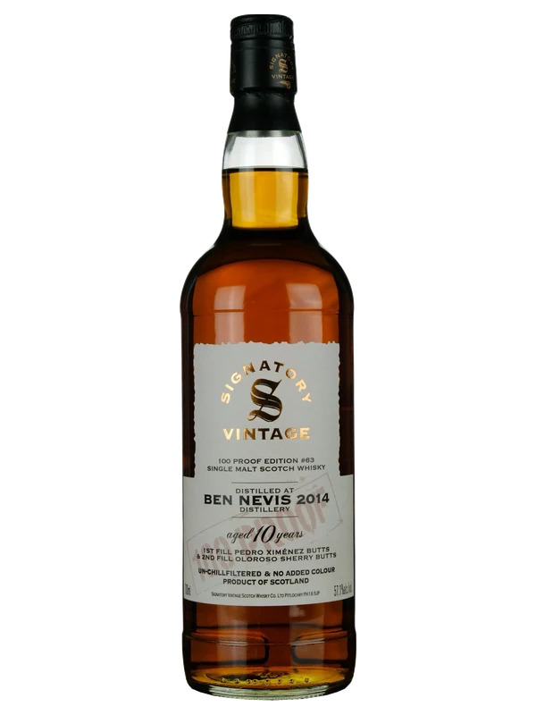 Signatory Ben Nevis 10Y #63