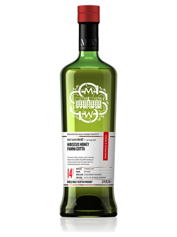 SMWS 64.167 Hibiscus Honey Panna Cotta