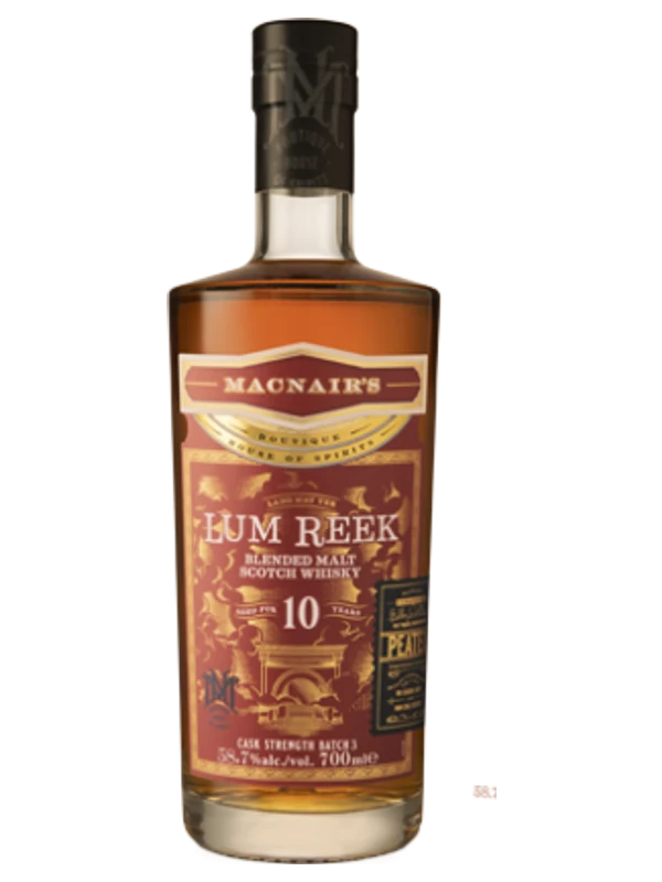 MacNair's Lum Reek Blended Malt Scotch Whisky 10 Year Old Cask Strength