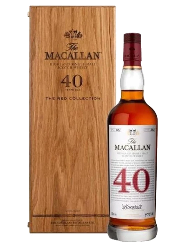 The Macallan Red Collection 40 Years Old