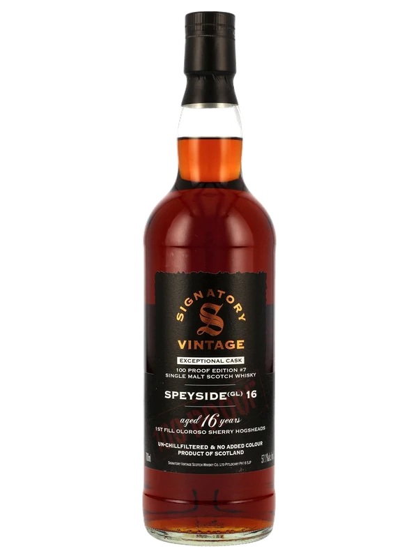 Signatory Vintage Speyside 100 Proof