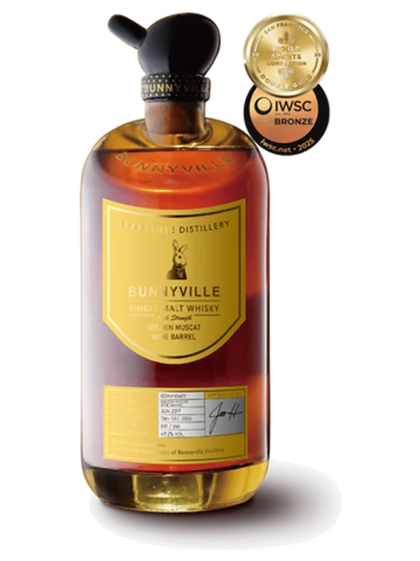 Bunnyville Single Malt Cask Strength Golden Muscat Wine Barrel