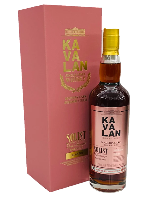 Kavalan Solist Madeira Cask Single Cask Strength Single Malt Whisky