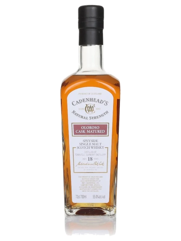 Cadenhead's Tomintoul 18 Year Old