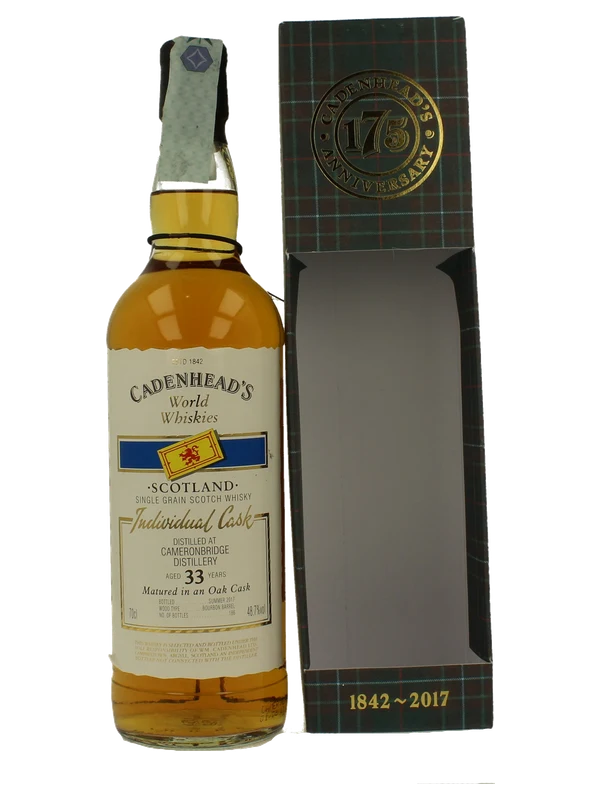 Cadenhead's Cameronbridge 33 Year Old