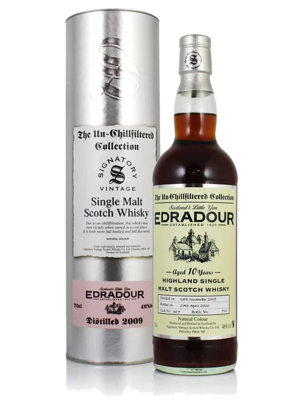 Signatory Vintage Edradour 10년 UCF(언칠필터드)