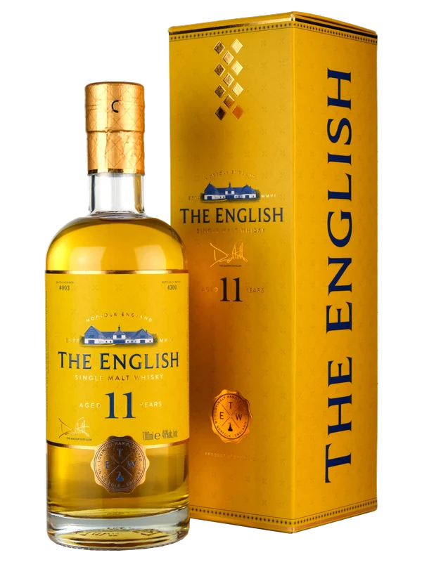 The English Aged 11 Years Single Malt Whisky