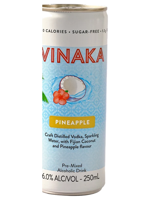Vinaka Vodka Soda Pineapple
